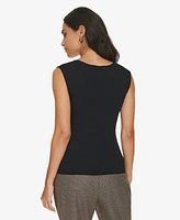 Calvin Klein Women's Sleeveless Asymmetric Top