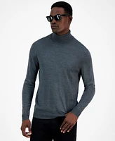 Alfani Men's Merino Wool-Blend Turtleneck Sweater, Created for Macy's