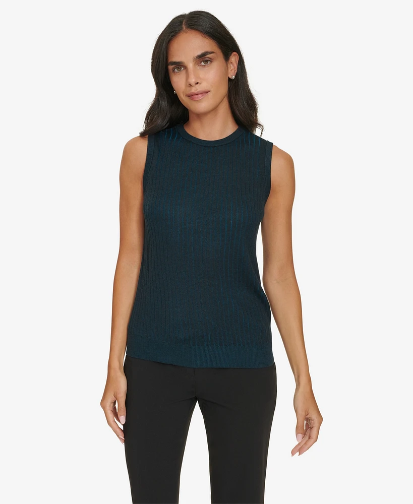 Calvin Klein Women's Sleeveless Crewneck Sweater