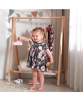 Gerber Baby Girls Pink Floral Short Sleeve Dresses