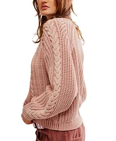 Free People Women's Frankie Cable Sweater