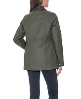 Sebby Collection Women's Waxy Cotton Anorak Jacket