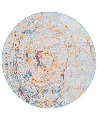 Safavieh Barbados Indoor/Outdoor BAR538J 6'6"x6'6" Round Area Rug