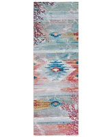 Safavieh Barbados Indoor/Outdoor BAR554M 2'8"x8' Runner Area Rug