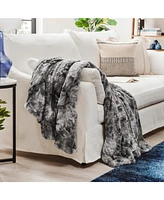 Chanasya Premium Wolf Faux Fur Throw Blanket - Soft