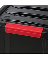 Iris Usa 19 Qt Stackable Plastic Storage Bins with Lids, 6 Pack - Bpa-Free, Made in Usa