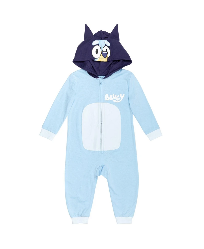 Bluey Boys Zip Up Cosplay Coverall to (12 Months - 10-12)