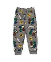 Harry Potter Gryffindor Slytherin Hufflepuff Ravenclaw Fleece 2 Pack Jogger Pants Toddler to Big Kid