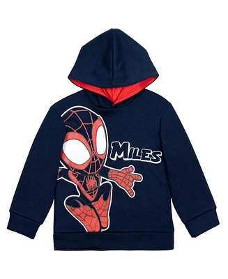 Marvel Toddler Boys Spidey and His Amazing Friends Miles Morales Pullover Hoodie to