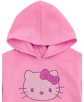 Hello Kitty Little Girls Fleece Pullover Hoodie to