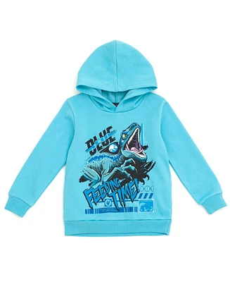 Jurassic Park Boys World Dinosaur T-Rex Fleece Pullover Hoodie