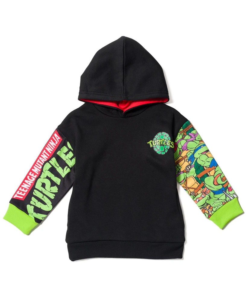 Teenage Mutant Ninja Turtles Toddler Boys Fleece Pullover Hoodie to (2T