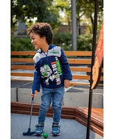 Disney Baby Boys Fleece Half Zip Hoodie to (12 Months - 18-20)