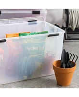 Iris Usa 156 Qt Storage Box with Gasket Seal Lid, Bpa-Free, Made in Usa