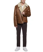 Guess Men's Toni Asymmetrical Faux Leather Jacket