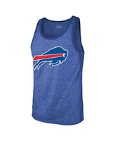 Majestic Men's Josh Allen Royal Buffalo Bills Tri-Blend Player Name Number Tank Top