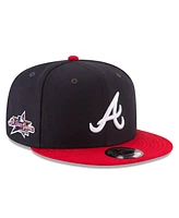 New Era Men's Navy Atlanta Braves 2025 Mlb All-Star Game Side Patch 9FIFTY Snapback Hat