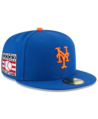 New Era Men's Royal York Mets National Baseball Hall of Fame 59FIFTY Fitted Hat