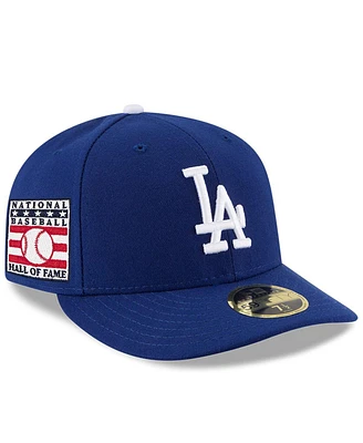 New Era Men's Royal Los Angeles Dodgers National Baseball Hall of Fame Low Profile 59FIFTY Fitted Hat