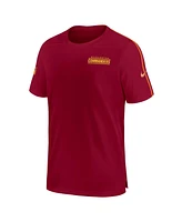 Nike Men's Burgundy Washington Commanders 2024 Sideline Coach Uv Performance T-Shirt