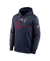 Nike Men's Navy New England Patriots Performance Pullover Hoodie