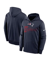 Nike Men's Navy New England Patriots Performance Pullover Hoodie