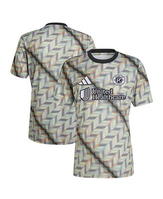 Adidas Men's Black New England Revolution 2024 Hispanic Heritage Pre-Match Top