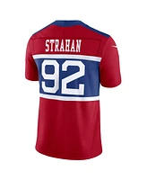 Nike Men's Michael Strahan Century Red New York Giants Alternate Vapor F.u.s.e. Retired Player Limited Jersey