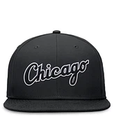 Nike Men's Black Chicago White Sox Evergreen Performance Fitted Hat