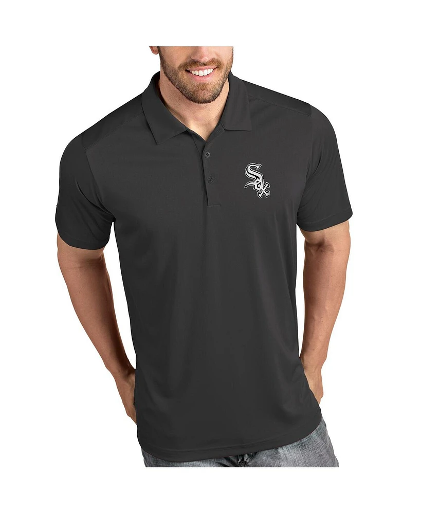 Antigua Men's Gray Chicago White Sox Tribute Polo