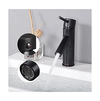 Aquaterior 1 Hole Bathroom Round Faucet Cold & Hot Water for Undermount Vessel Sink Orb