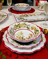 Certified International Christmas Gatherings Salad Plates, Set of 4