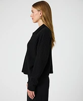 French Connection Women's Vhari Collared Long-Sleeve Sweater