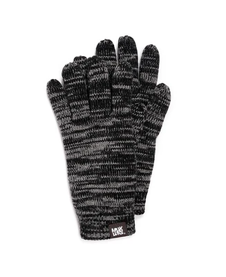 Muk Luks Men's Marl Gloves, Sleeping Forest/Battleship, One