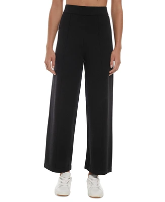 Three Dots Women's Kate Cropped Wide-Leg Pants