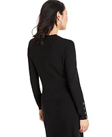 On 34th Women's Raglan-Sleeve Crewneck Sweater, Created for Macy's