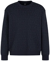 A|X Armani Exchange Men's Allover Logo Sweatshirt