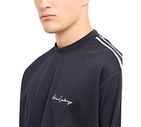 A|X Armani Exchange Men's Striped Sleeve & Logo Sweatshirt