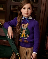 Polo Ralph Lauren Toddler And Little Girls Bear Crewneck Sweater