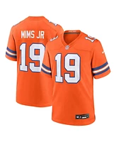 Nike Men's Marvin Mims Jr Orange Denver Broncos Mile High Collection 1977 Throwback Player Game Jersey