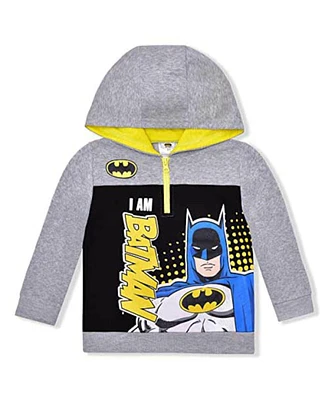 Children's Apparel Network Toddler Gray Batman Graphic Pullover Hoodie