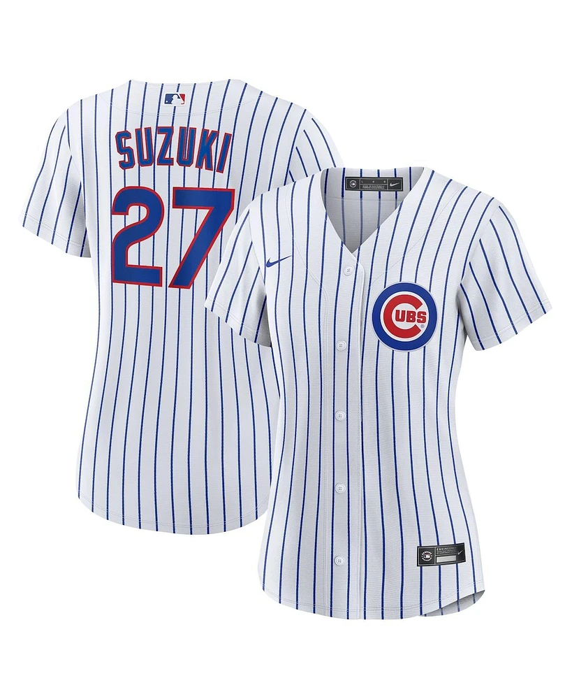 Nike Women's Seiya Suzuki White Chicago Cubs Home Replica Jersey