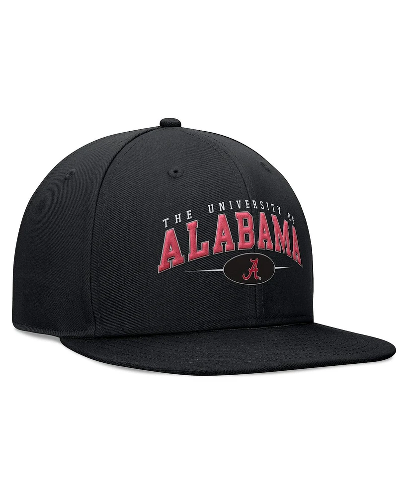 Top of the World Men's Black Alabama Crimson Tide Bullpen Snapback Hat