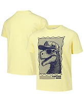 Comfortwash Big Boys and Girls Gold Notre Dame Fighting Irish Dino Cap T-Shirt