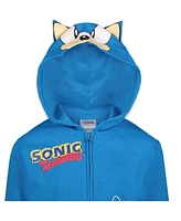 Sega Toddler Boys Sonic the Hedgehog Shadow Knuckles Fleece Zip Up Hoodie