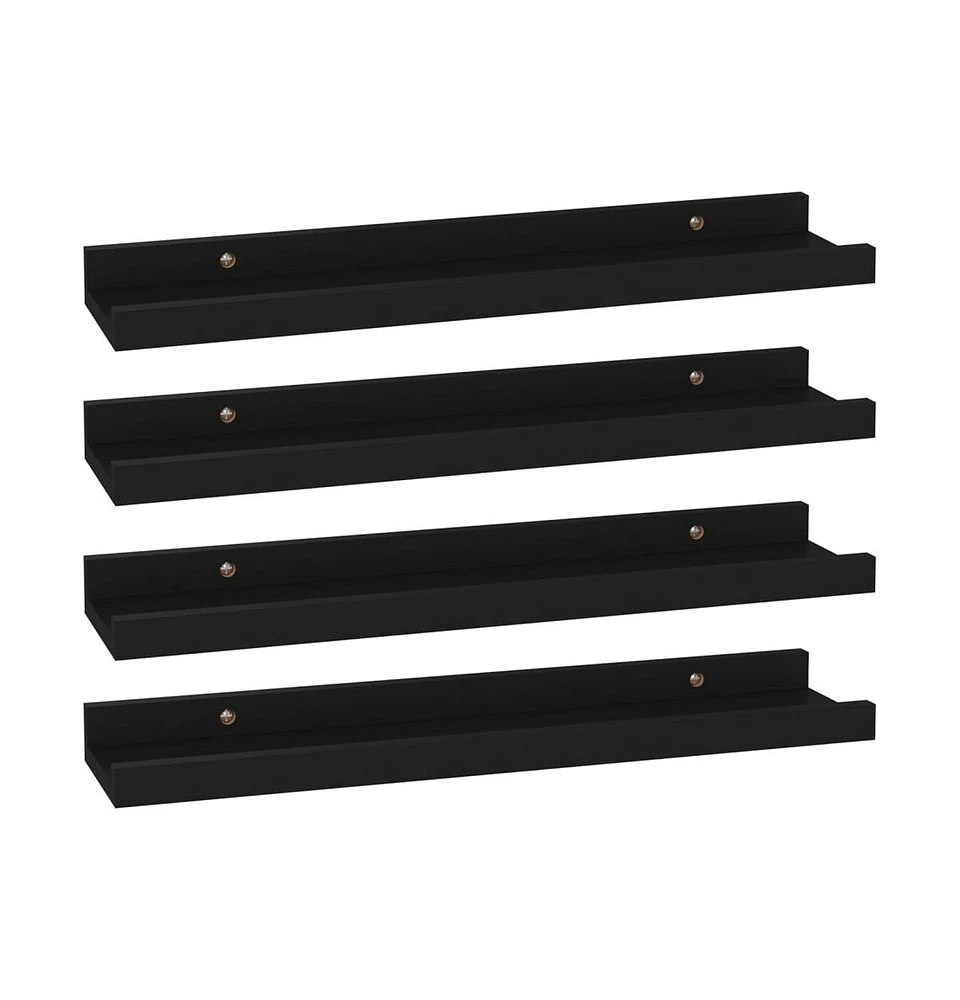 vidaXL Wall Shelves 4 pcs 15.7"x3.5"x1.2