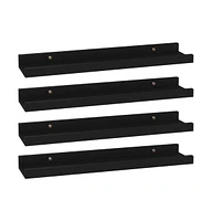 vidaXL Wall Shelves 4 pcs 15.7"x3.5"x1.2