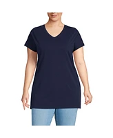 Lands' End Plus Lightweight Jersey Extra Long Tunic