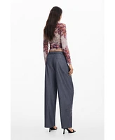 Desigual Women's Straight long pants