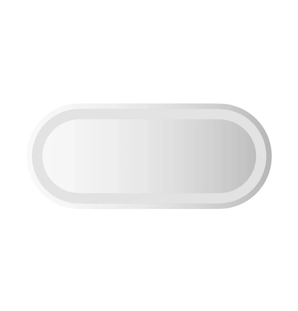 vidaXL Led Bathroom Mirror 23.6"x9.8" Oval